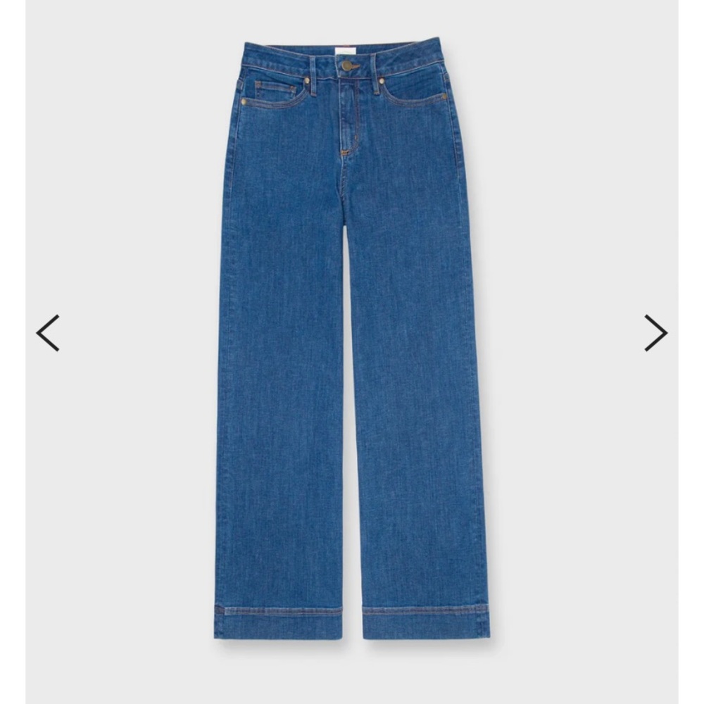 Ann Mashburn Wide-Leg Cropped 5-Pocket Jean